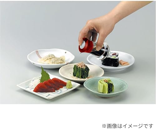 DAIWA PUSH ONE MEDIUM SOY SAUCE DISPENSER CLEAR BLUE STYLISH SOY SAUCER FOR SUSHI