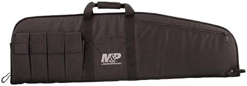 SMITH WESSON PADDED TACTICAL RIFLE GUN CASE FOR HUNTING, SHOOTING, AND STORAGE