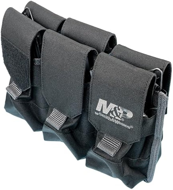 SMITH WESSON PRO TAC TACTICAL MAGAZINE POUCH WEATHER-RESISTANT RUGGED DESIGN