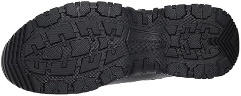 SMITH WESSON MENS SCOUT TACTICAL LEATHER COMBAT BOOTS WITH SIDE ZIPPER, 6-8 INCH