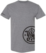 SMITH WESSON MENS 100 COTTON SHORT SLEEVE CREWNECK GRAPHIC T-SHIRT WITH LOGO DESIGNS