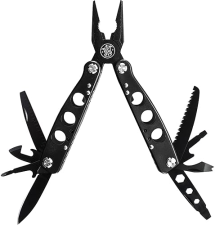 SMITH WESSON 6.5IN STAINLESS STEEL 14-FUNCTION MULTI-TOOL WITH PLIERS, SCREWDRIVERS SHEATH