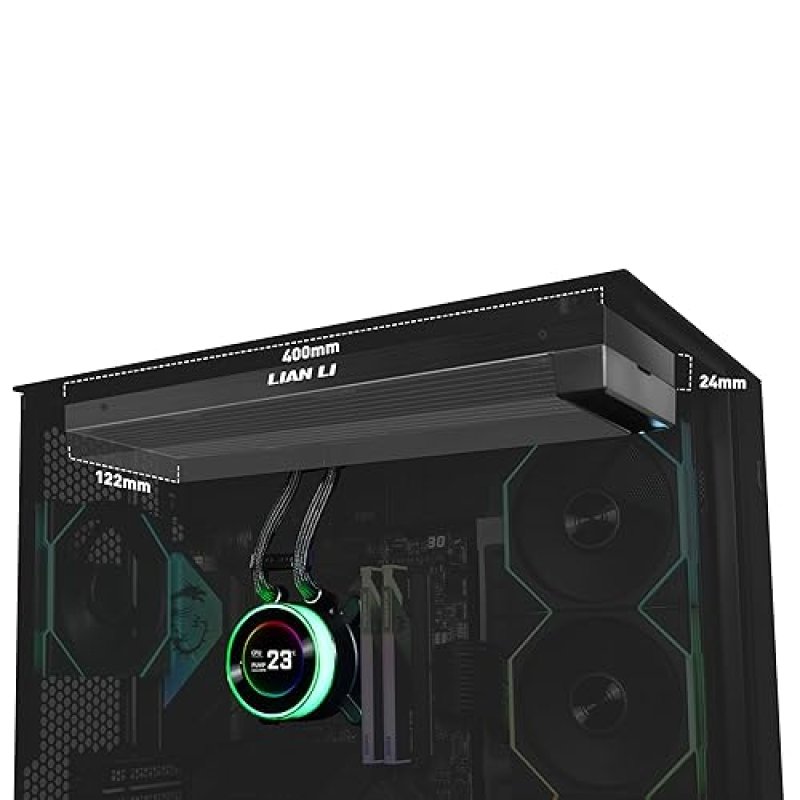 LIAN LI HYDROSHIFT II-C 360 LIQUID CPU COOLER WITH IPS LCD, FLEXIBLE TUBES, MULTI-CONTROL MODES