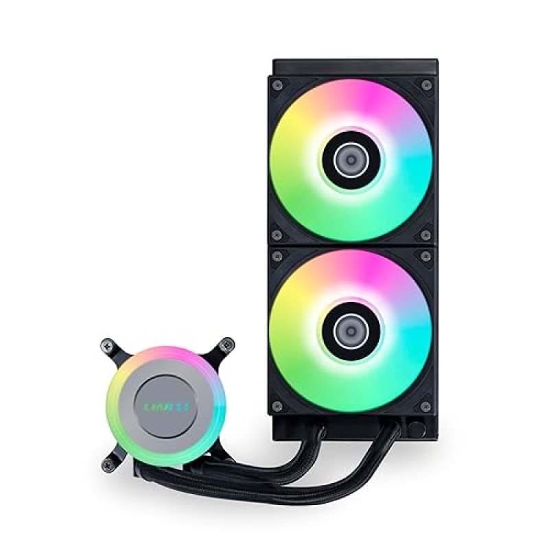 LIAN LI GALAHAD II LITE 240MM ARGB AIO LIQUID CPU COOLER LOW-NOISE QUICK INSTALL FANS
