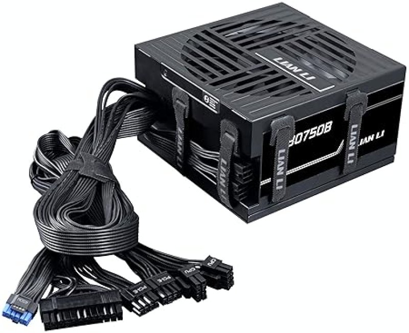 LIAN LI RB 750W 80 BRONZE ATX 3.1 PSU PCIE 5.1 LOW NOISE FAN ACTIVE PFC 5 YEAR WARRANTY BLACK