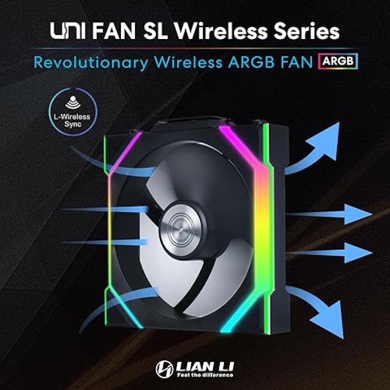 Lian Li UNI Fan SL Wireless 120mm ARGB Fan - 3lü Set | Amerikasepetim