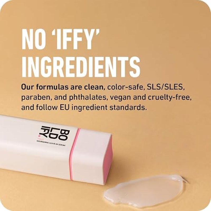 BOLDIFY LEAVE-IN CONDITIONER HEAT PROTECTANT SERUM FOR HAIR STYLING - LIGHTWEIGHT, BIOTIN INFUSED