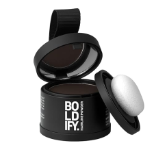 BOLDIFY HAIRLINE POWDER DARK BROWN ROOT TOUCH UP, GRAY COVERAGE BALD SPOT CONCEALER