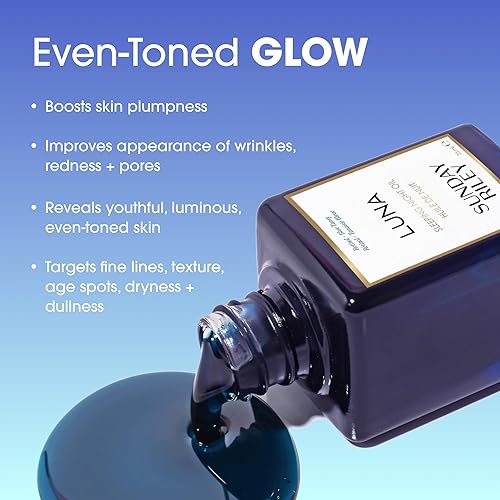 SUNDAY RILEY LUNA RETINOL NIGHT FACE OIL ANTI-AGING SLEEPING SERUM FOR SMOOTH SKIN