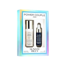 SUNDAY RILEY MINI POWER COUPLE TRAVEL KIT 0.4 FL OZ SKINCARE SET FOR GLOWING SKIN