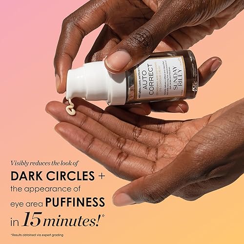 SUNDAY RILEY AUTO CORRECT BRIGHTENING EYE CREAM FOR DARK CIRCLES AND PUFFINESS