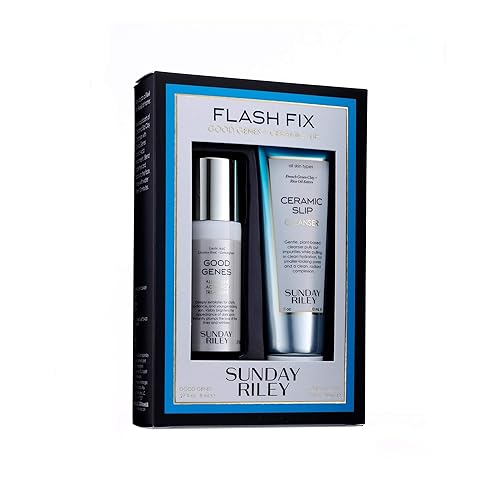 SUNDAY RILEY FLASH FIX KIT 1.27 FL OZ INSTANT SKIN BRIGHTENING AND HYDRATION TREATMENT