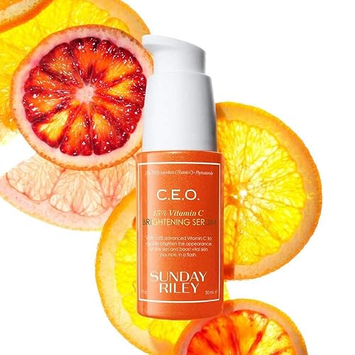 SUNDAY RILEY C.E.O. 15 VITAMIN C BRIGHTENING SERUM FOR RADIANT, GLOWING SKIN
