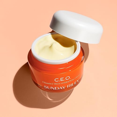 SUNDAY RILEY C.E.O. VITAMIN C HYDRATING FACE MOISTURIZER CREAM FOR RADIANT SKIN