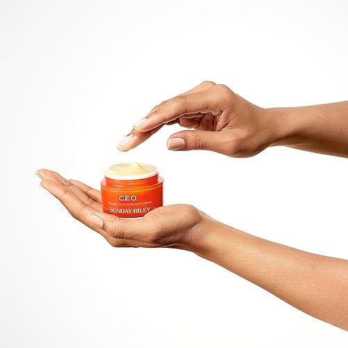 SUNDAY RILEY C.E.O. VITAMIN C HYDRATING FACE MOISTURIZER CREAM FOR RADIANT SKIN