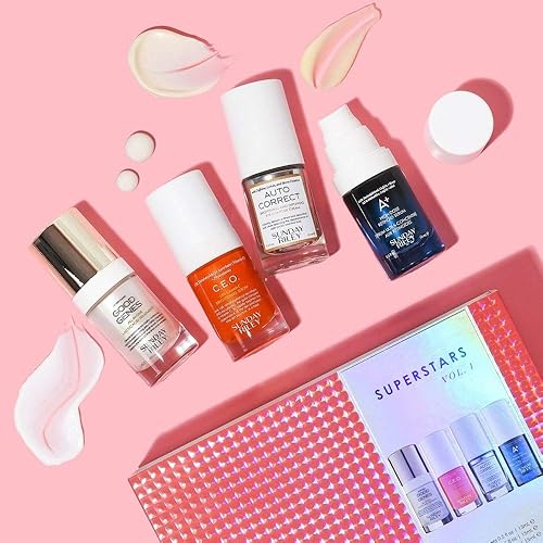 SUNDAY RILEY SUPERSTARS SKINCARE KIT 2.0 FL OZ BEST FACE CARE SET FOR GLOWING SKIN