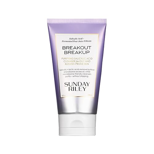 SUNDAY RILEY BREAKOUT BREAKUP SALICYLIC ACID CLEANSER FOR BLEMISH-PRONE ACNE SKIN