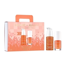 SUNDAY RILEY HOME AWAY SKINCARE SET BRIGHTEN, REVITALIZE, AND GLOW FOR RADIANT SKIN