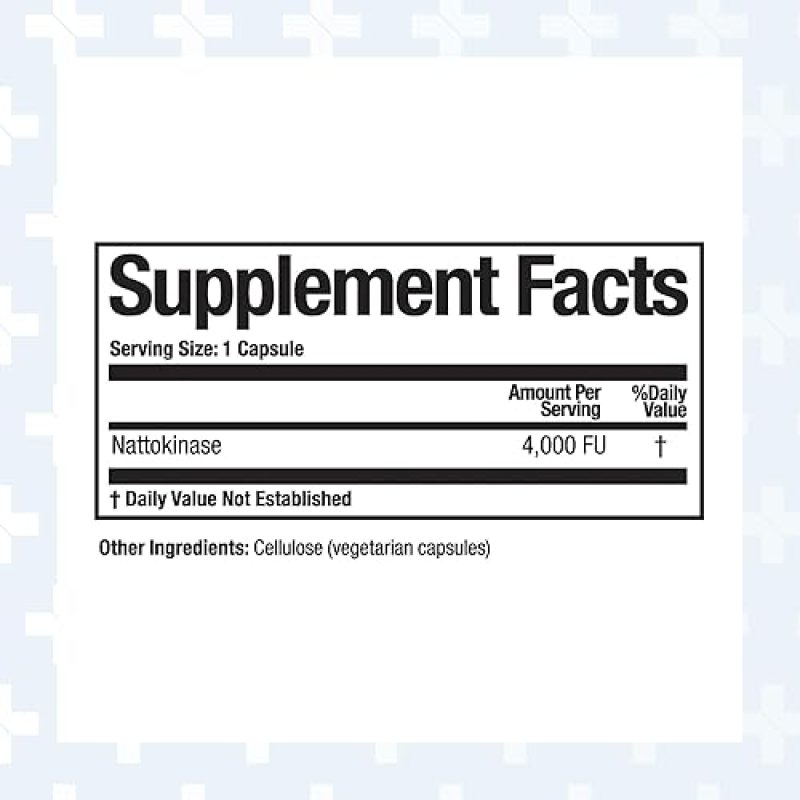 ARTHUR ANDREW MEDICAL NATTOVENA PURE NATTOKINASE SUPPLEMENT 4000 FUS DOUBLE STRENGTH 180 CAPS