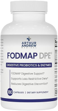 ARTHUR ANDREW FODMAP DPE DIGESTIVE PROBIOTICS ENZYMES, VEGAN, NON-GMO, 180 CAPS