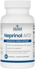ARTHUR ANDREW NEPRINOL AFD MULTI ENZYME BLEND WITH SERRAPEPTASE NATTOKINASE, 90 CAPSULES