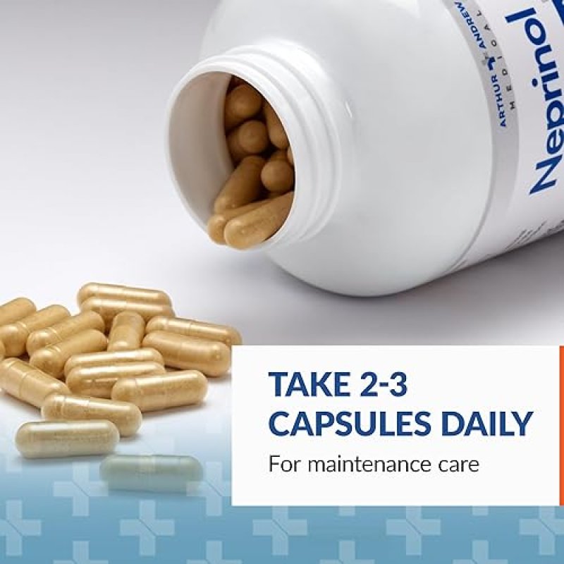 ARTHUR ANDREW NEPRINOL AFD MULTI ENZYME BLEND WITH SERRAPEPTASE NATTOKINASE, 90 CAPSULES