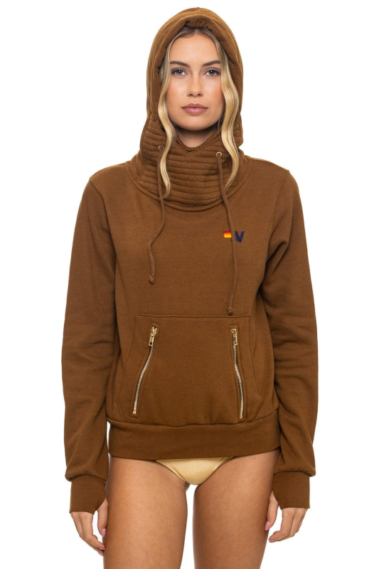AVIATOR NATION NINJA PULLOVER HOODIE - CINNAMON