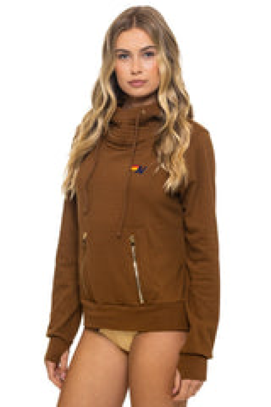 AVIATOR NATION NINJA PULLOVER HOODIE - CINNAMON