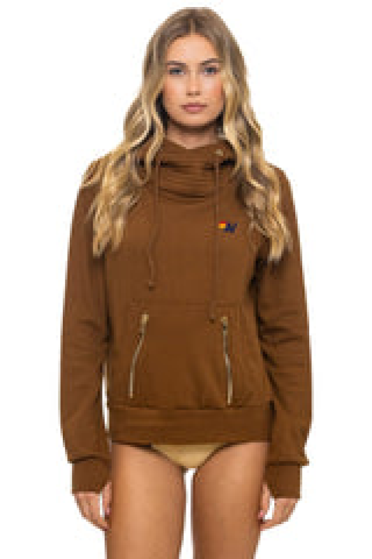 AVIATOR NATION NINJA PULLOVER HOODIE - CINNAMON