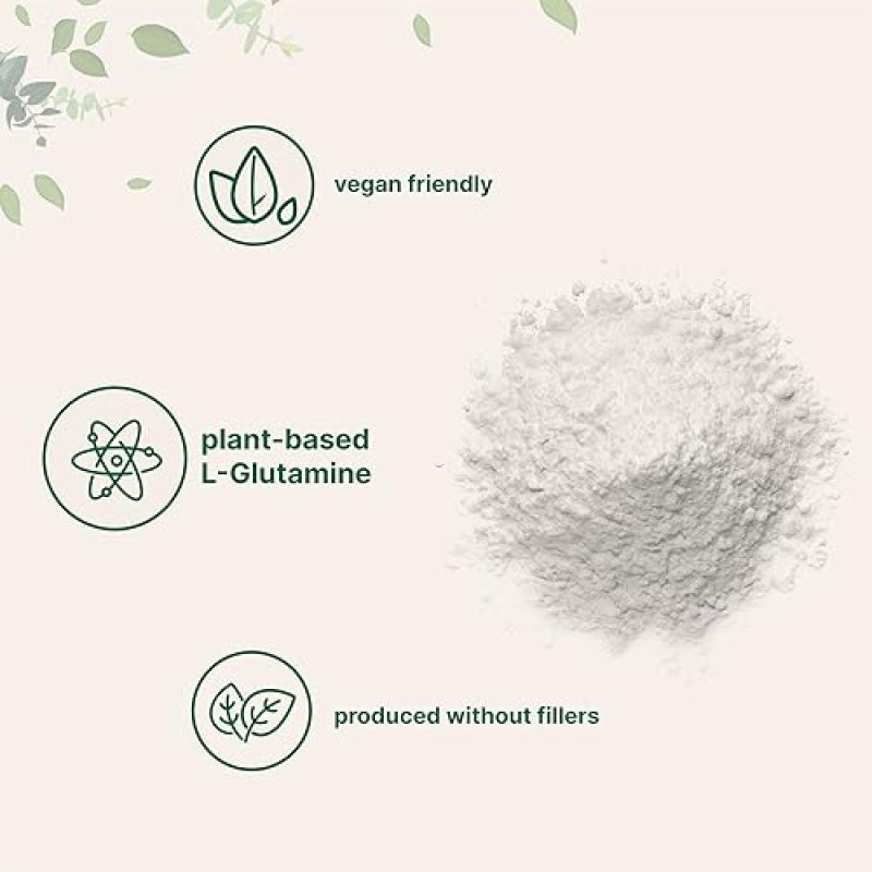 MICRO INGREDIENTS PURE L-GLUTAMINE POWDER 2.2LBS 1KG NON-GMO, VEGAN, UNFLAVORED AMINO ACID SUPPLEMENT