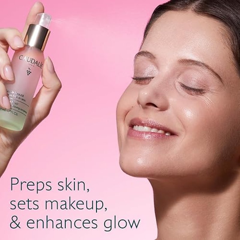 CAUDALIE BEAUTY ELIXIR GRAPE WATER FACE MIST TRAVEL DUO HYDRATING FACIAL SPRAYS