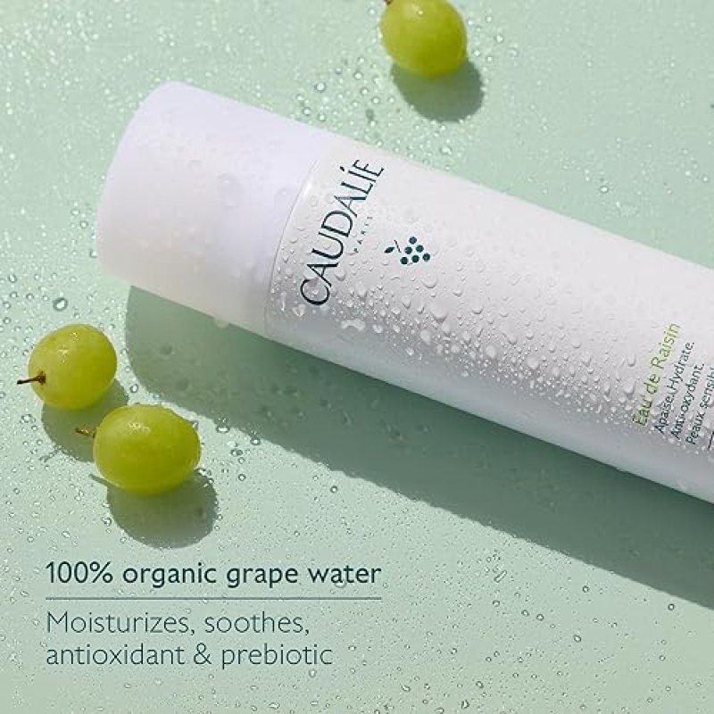 CAUDALIE BEAUTY ELIXIR GRAPE WATER FACE MIST TRAVEL DUO HYDRATING FACIAL SPRAYS