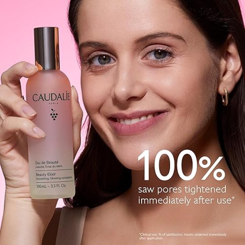 CAUDALIE BEAUTY ELIXIR FACE MIST TONER TIGHTENS PORES, REDUCES DULLNESS, SETS MAKEUP