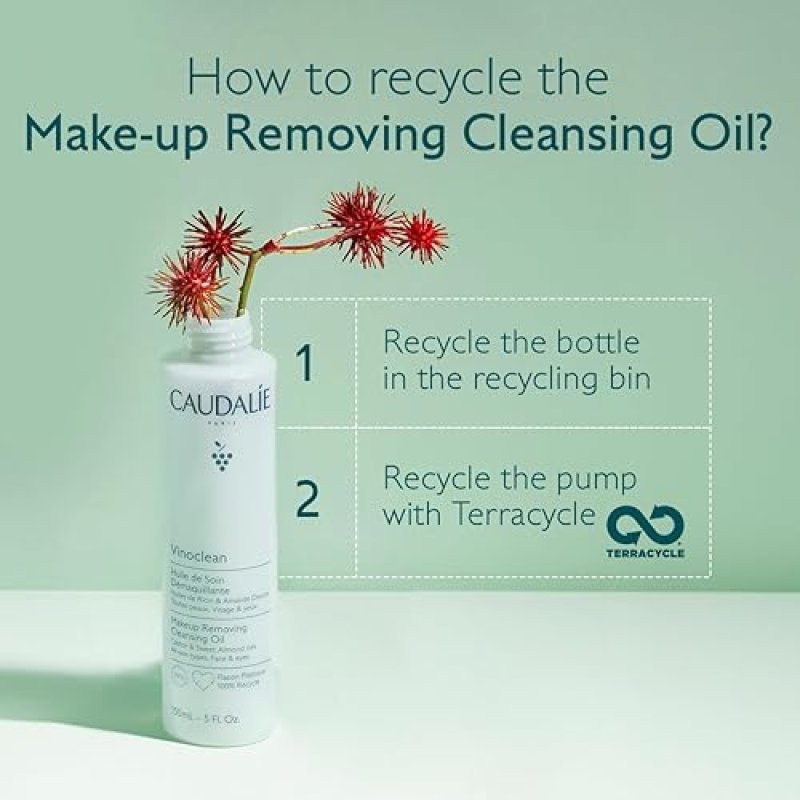 CAUDALIE VINOCLEAN CLEANSING OIL - WATERPROOF MAKEUP REMOVER FOR GENTLE MAKEUP REMOVAL