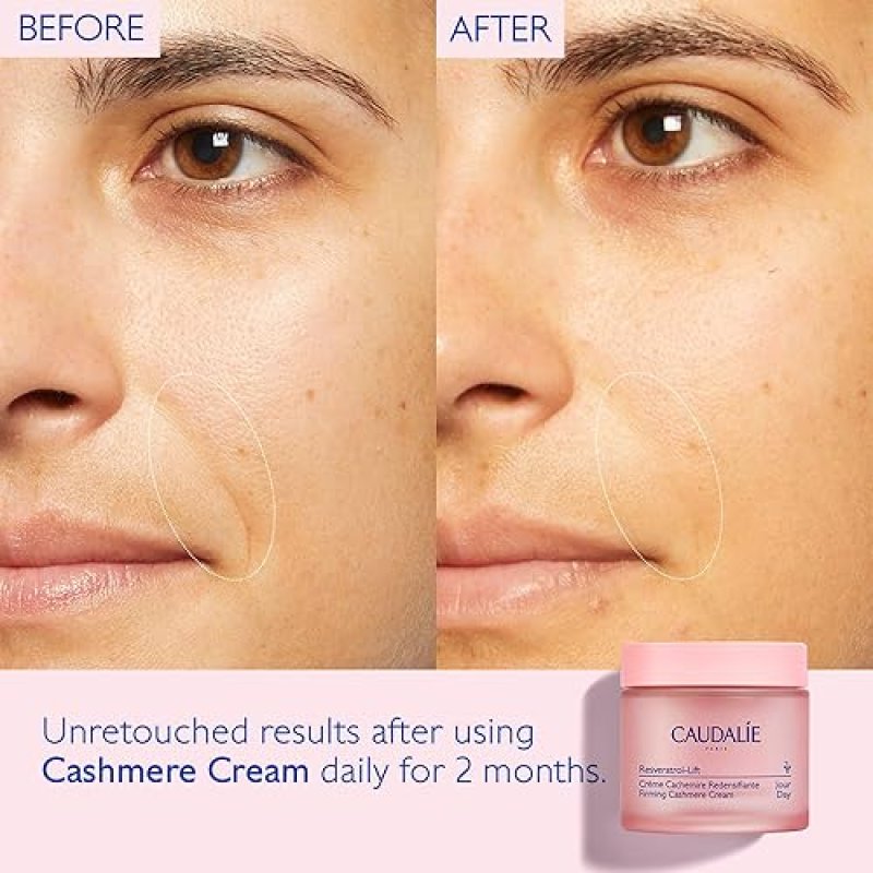 CAUDALIE RESVERATROL-LIFT FIRMING CREAM WITH RETINOL ALTERNATIVE, HYALURONIC ACID VEGAN COLLAGEN, 50