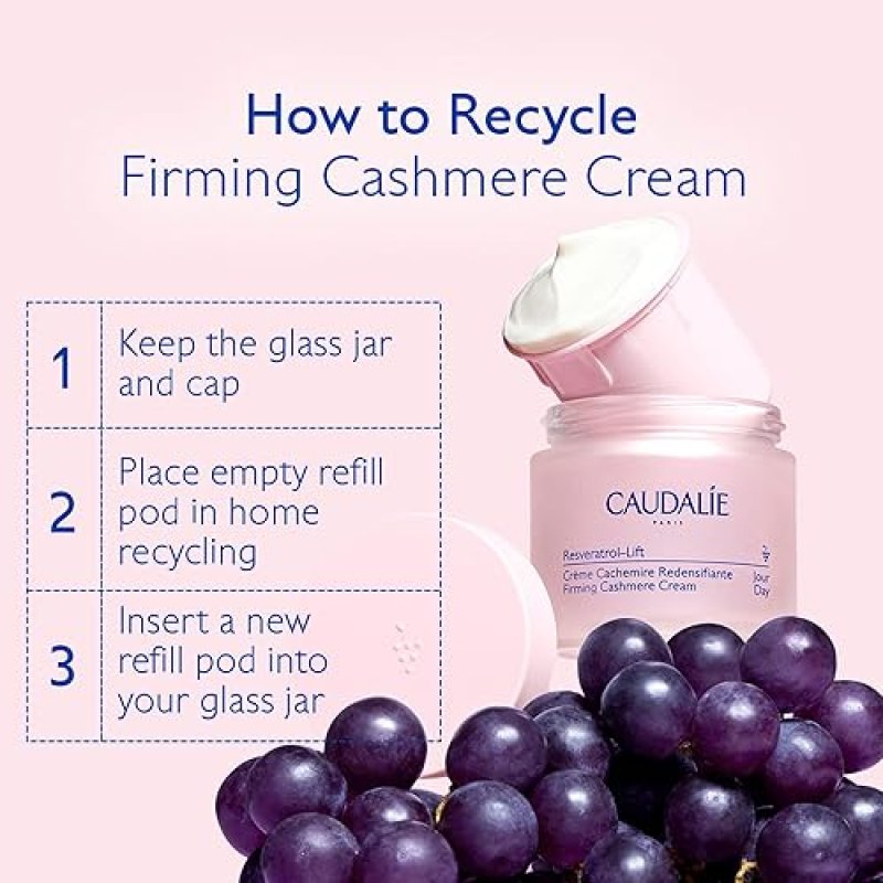 CAUDALIE RESVERATROL-LIFT FIRMING CREAM WITH RETINOL ALTERNATIVE, HYALURONIC ACID VEGAN COLLAGEN, 50