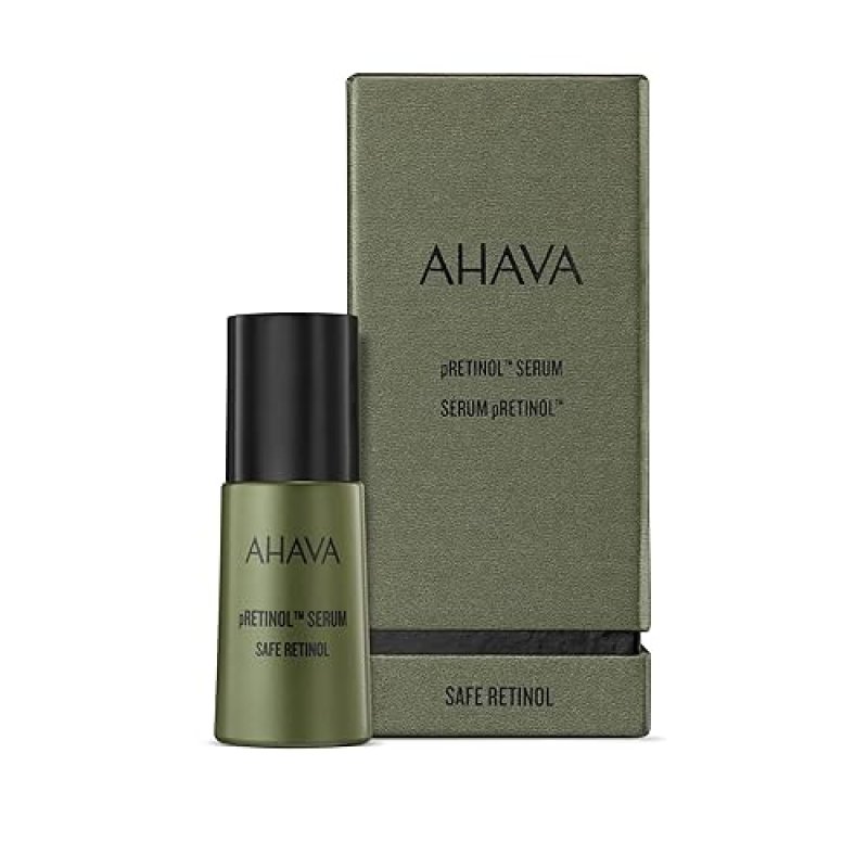 AHAVA SAFE PRETINOL ANTI-AGING SERUM WITH DEAD SEA OSMOTER LIGHTWEIGHT WRINKLE REDUCER 1OZ
