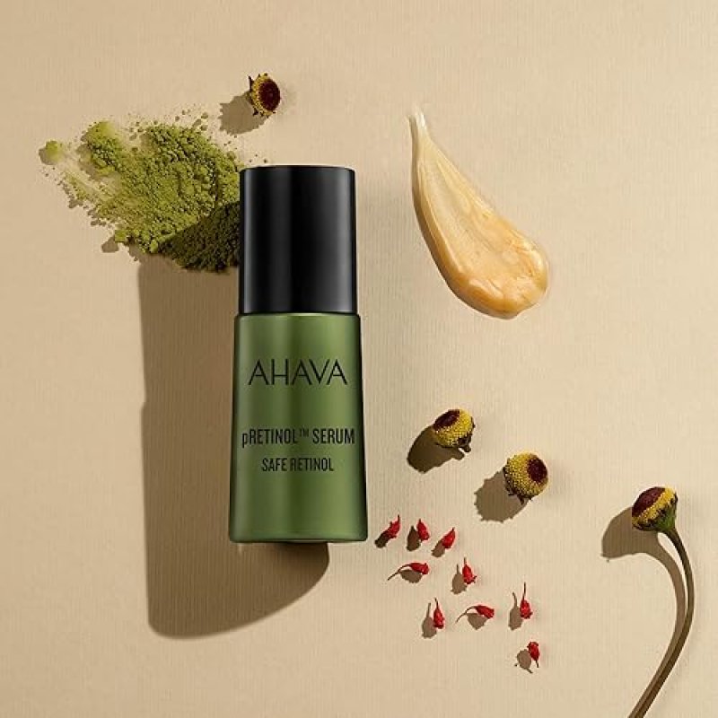 AHAVA SAFE PRETINOL ANTI-AGING SERUM WITH DEAD SEA OSMOTER LIGHTWEIGHT WRINKLE REDUCER 1OZ