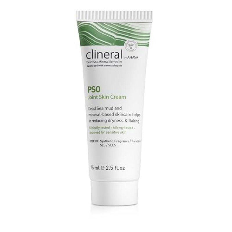 AHAVA CLINERAL PSO JOINT SKIN CREAM 2.5OZ HYDRATES, SOOTHES DRY, IRRITATED JOINT SKIN
