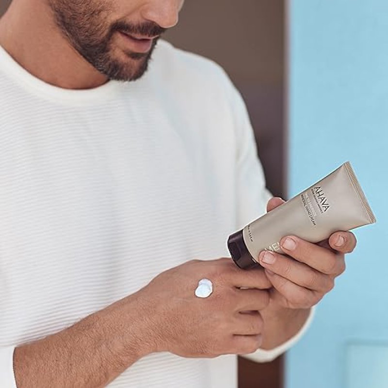 AHAVA MENS MINERAL HAND CREAM 3.4OZ NOURISHING, FAST-ABSORBING, PREVENTS DRYNESS WITH G-FORCE