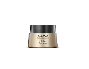 AHAVA 24K GOLD MINERAL MUD MASK WITH DEAD SEA MUD, HYALURONIC ACID MATRIXYL 1.7 FL.OZ