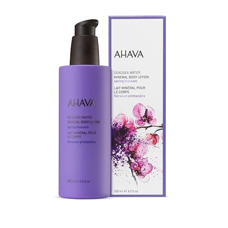 AHAVA DEAD SEA MINERAL BODY LOTION 8.5OZ HYDRATING, SKIN REFINING WITH OSMOTER ALOE VERA