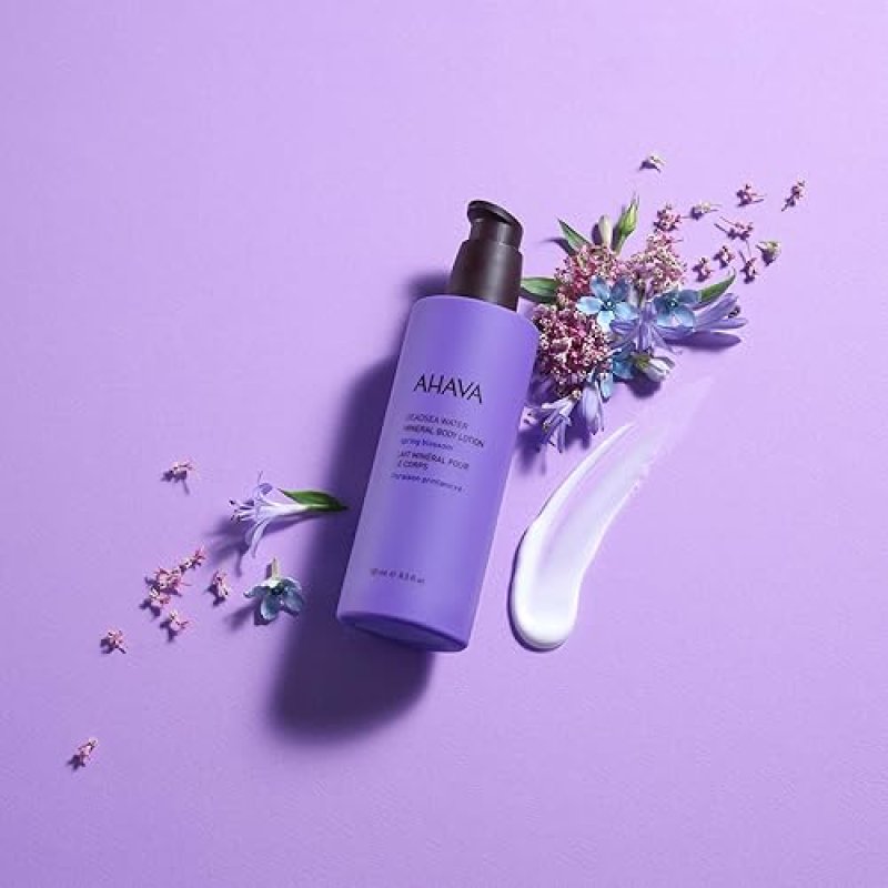 AHAVA DEAD SEA MINERAL BODY LOTION 8.5OZ HYDRATING, SKIN REFINING WITH OSMOTER ALOE VERA