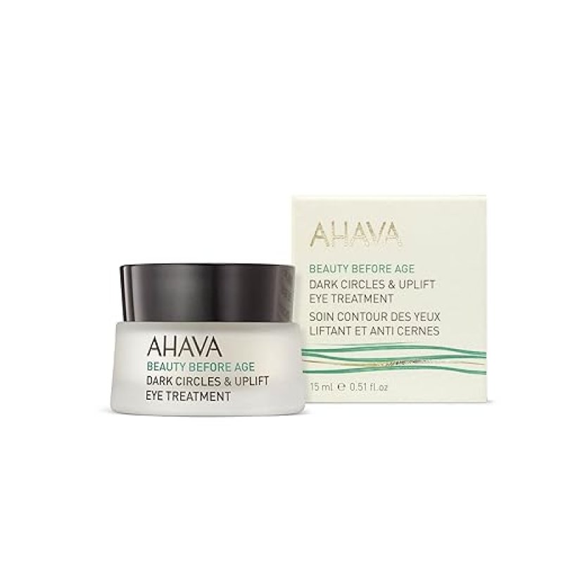 AHAVA BEAUTY BEFORE AGE EYE TREATMENT CREAM - REDUCES DARK CIRCLES, PUFFINESS AGING SIGNS
