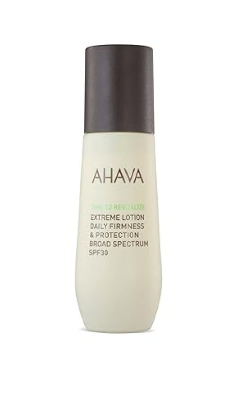 AHAVA EXTREME DAILY FIRMNESS LOTION SPF30 LIGHTWEIGHT MOISTURIZER WITH OSMOTER GOJI BERRY