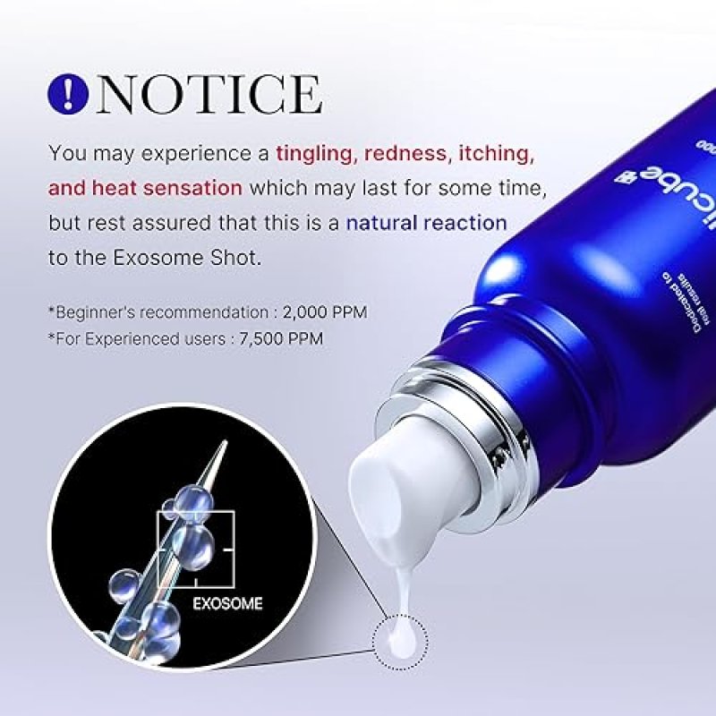 MEDICUBE EXOSOME SHOT ZERO 7,500 PPM FACIAL SERUM WITH AHA BHA PHA FOR PORE SKIN TEXTURE