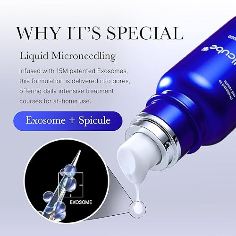 MEDICUBE EXOSOME SHOT ZERO 7,500 PPM FACIAL SERUM WITH AHA BHA PHA FOR PORE SKIN TEXTURE