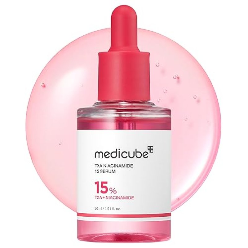 MEDICUBE TXA NIACINAMIDE 15 GLOW SERUM FOR UNEVEN SKIN TONE HYDRATION, 1.01 FL.OZ