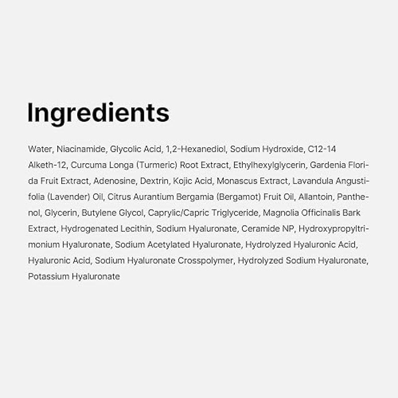 MEDICUBE KOJIC ACID TURMERIC TONER FOR FACE BODY NIACINAMIDE, GLYCOLIC ACID, 8.45 FL OZ