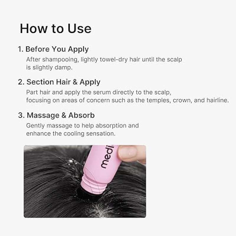 MEDICUBE ROSEMARY PDRN SCALP SERUM 20ML LIGHTWEIGHT, NON-GREASY HAIR SCALP TREATMENT